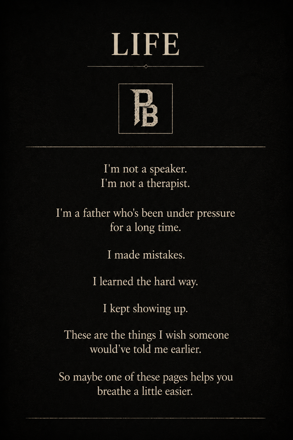 Things Fathers should've learned earlier